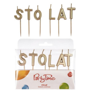 Świeczki urodzinowe "Sto lat"